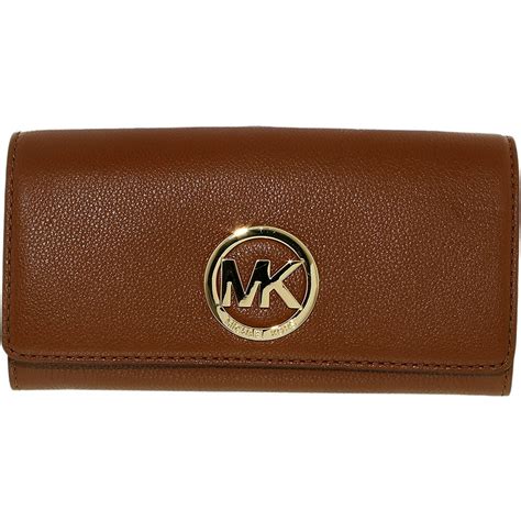 brown mk wallet